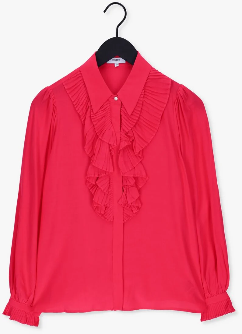 SUNCOO fuchsia suncoo blouse lamar