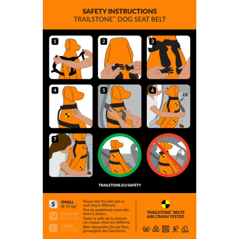 Trailstone Dog Seat Belt Small