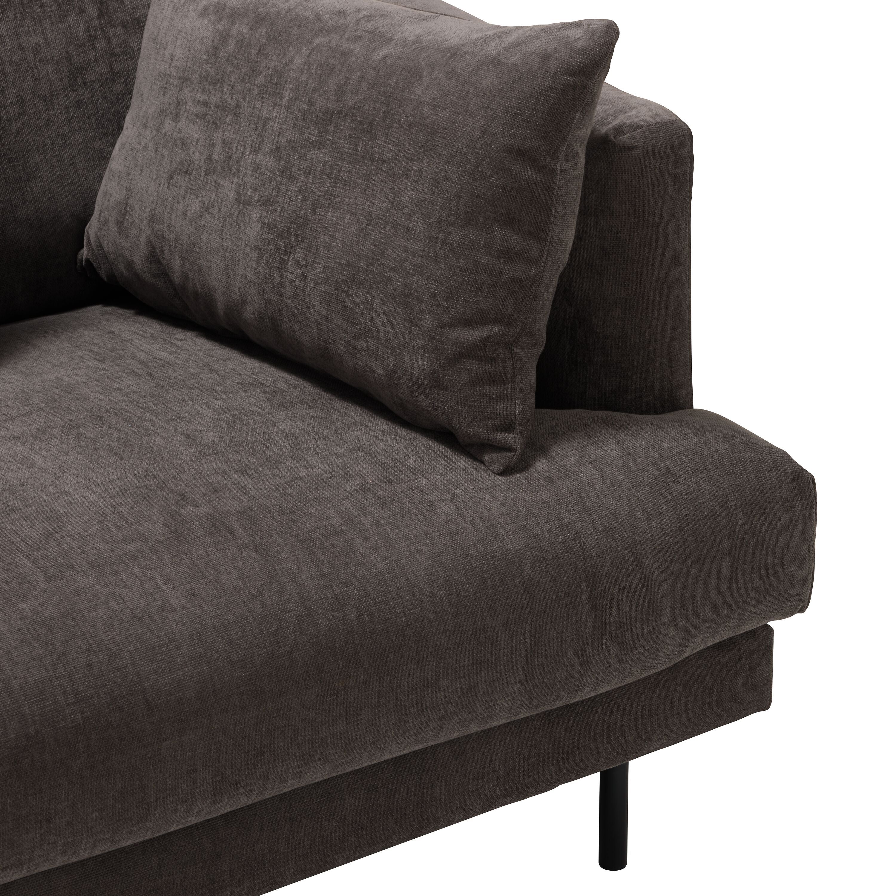 MARTENS 3.5er-Sofa - Anthrazit / B: 248.0 cm x T: 100.0 cm x H: 84.0 cm