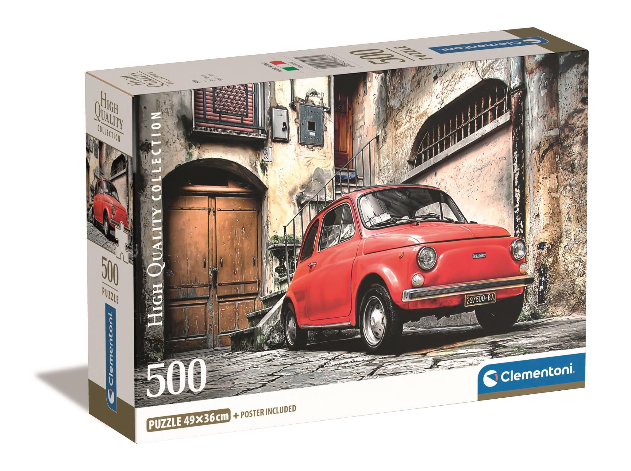 PUZZLE FIAT CINQUECENTO CLEMENTONI 500 PEÇAS