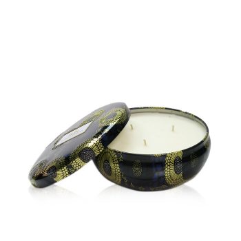 Voluspa 3 Wick Decorative Tin Candle - Moso Bamboo  340g/12oz