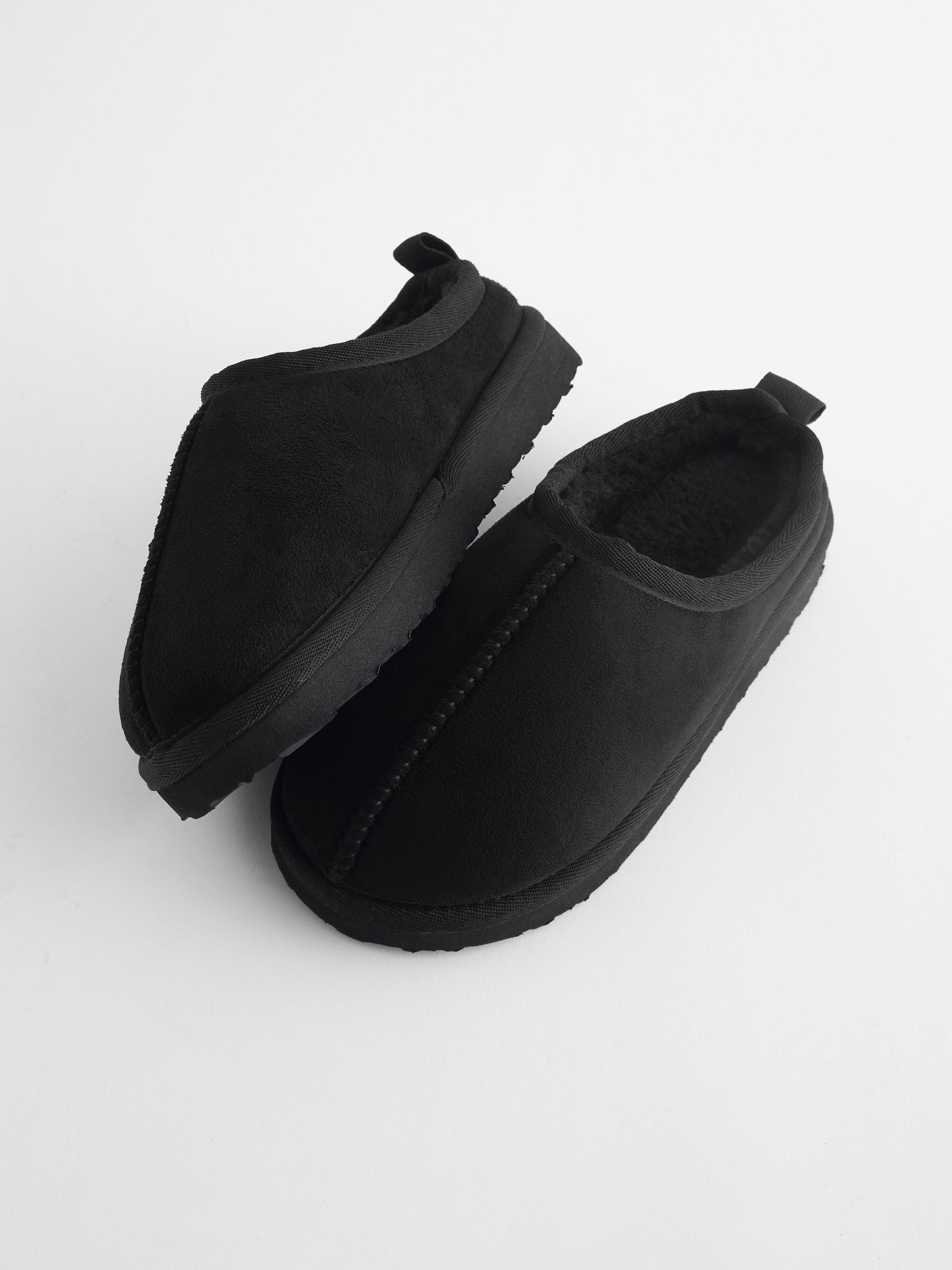 Zwart - Gemakkelijke pantoffelmuiltjes