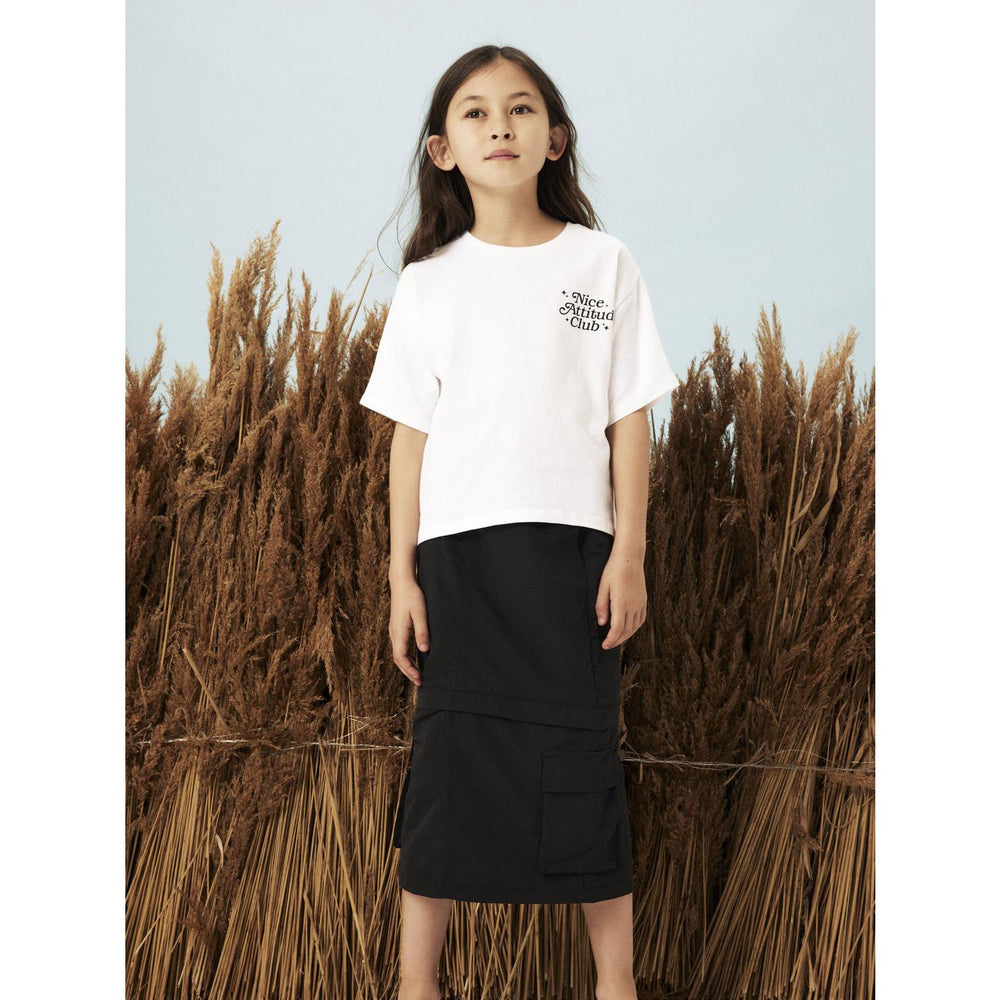 Køb Name It Bright White Lione Regular T-Shirt