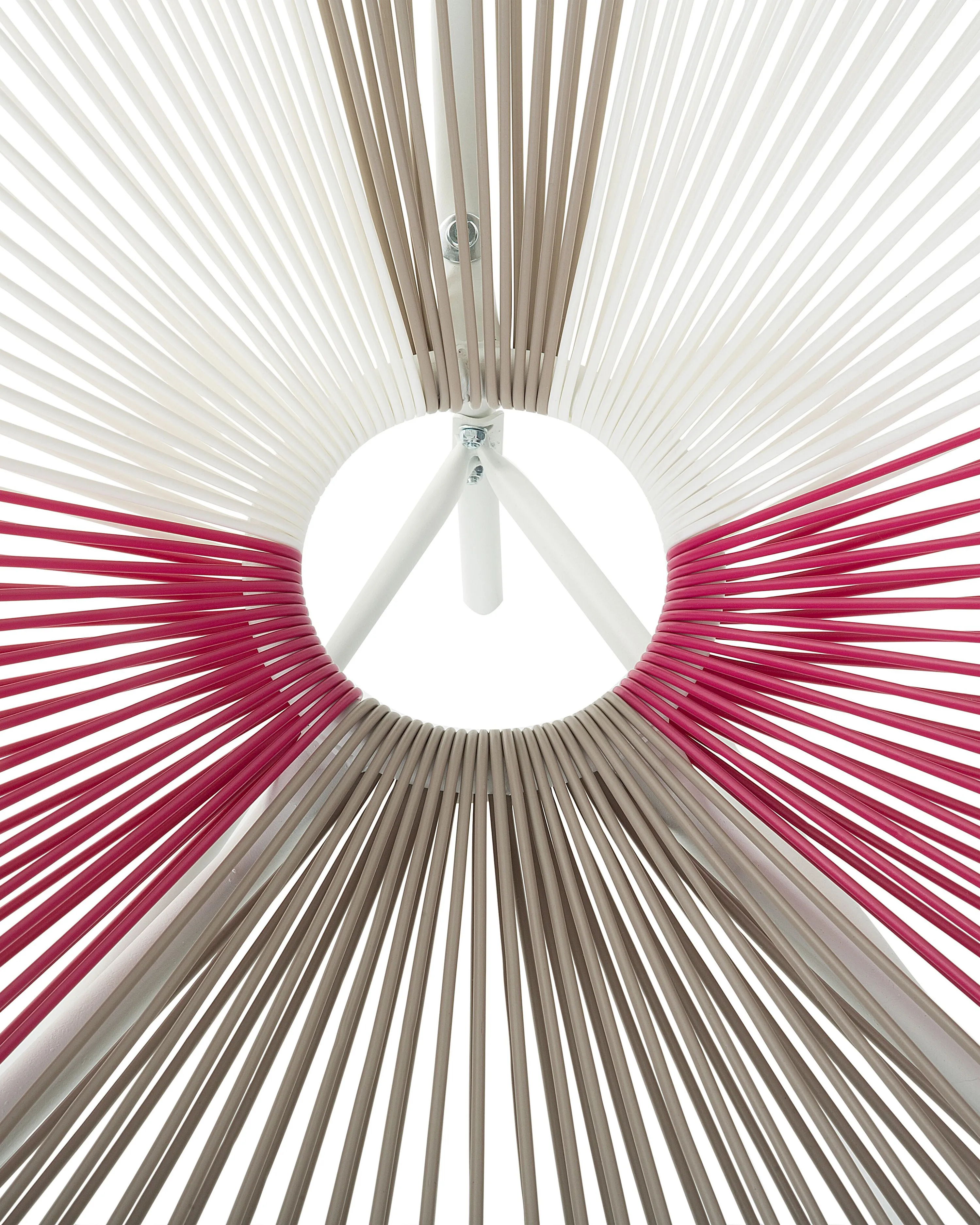 Tuinstoel ACAPULCO PE rotan Fuchsia