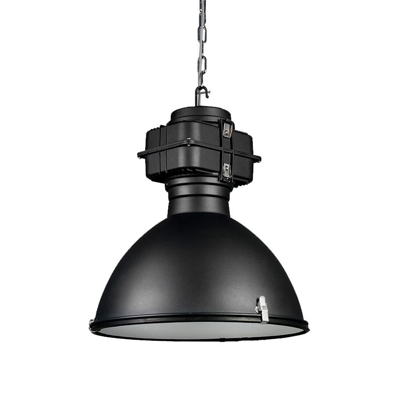 Smart industriële hanglamp zwart 53 cm incl. A60 Wifi - Sicko
