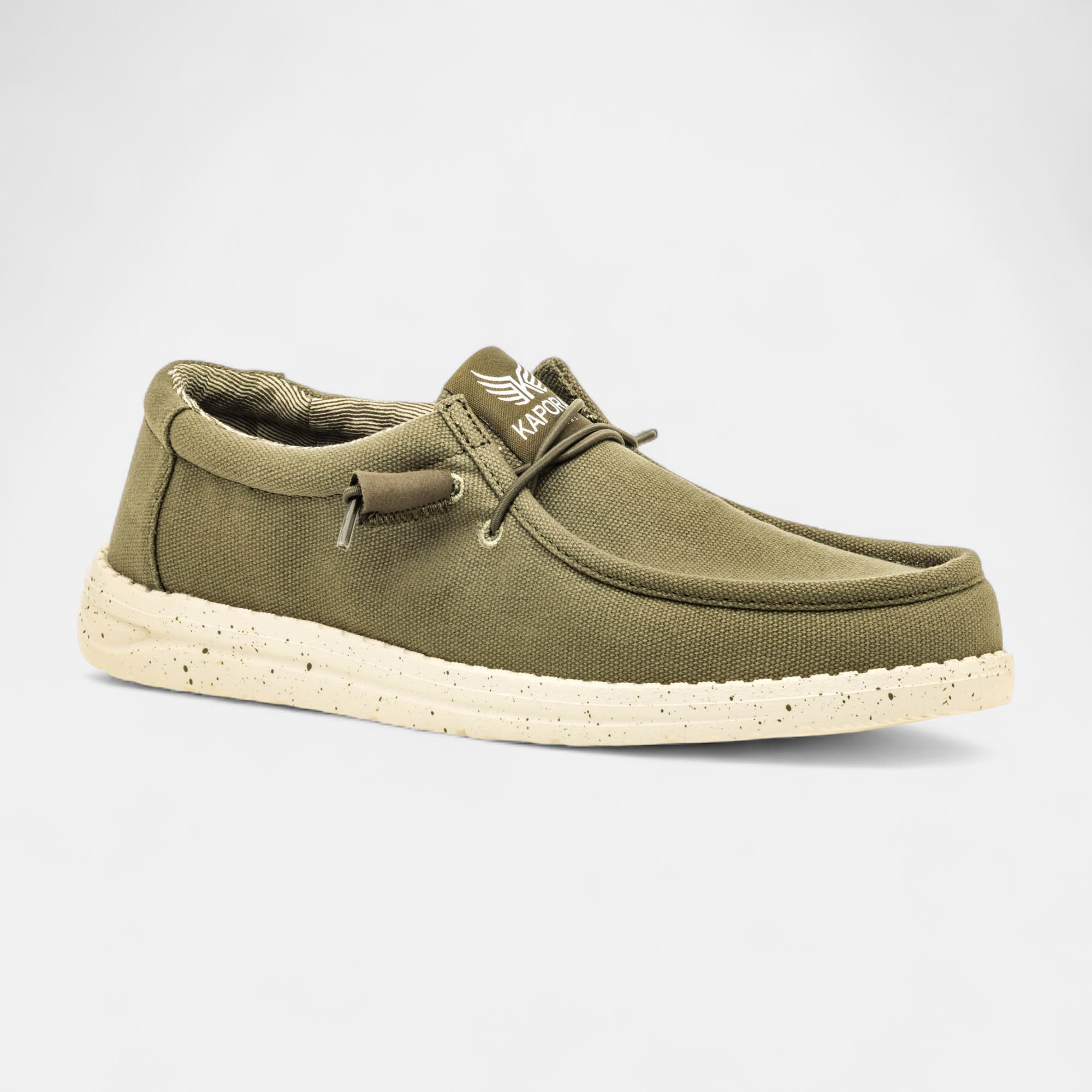 Chaussures en toile Homme kaki