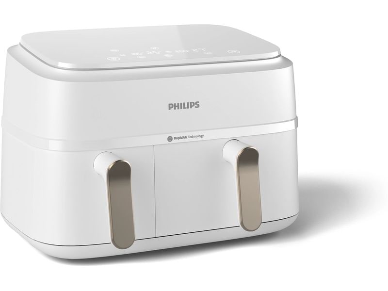 Philips Heissluft-Fritteuse 3000 Series Dual Basket Champag Vielseitige Fritteuse