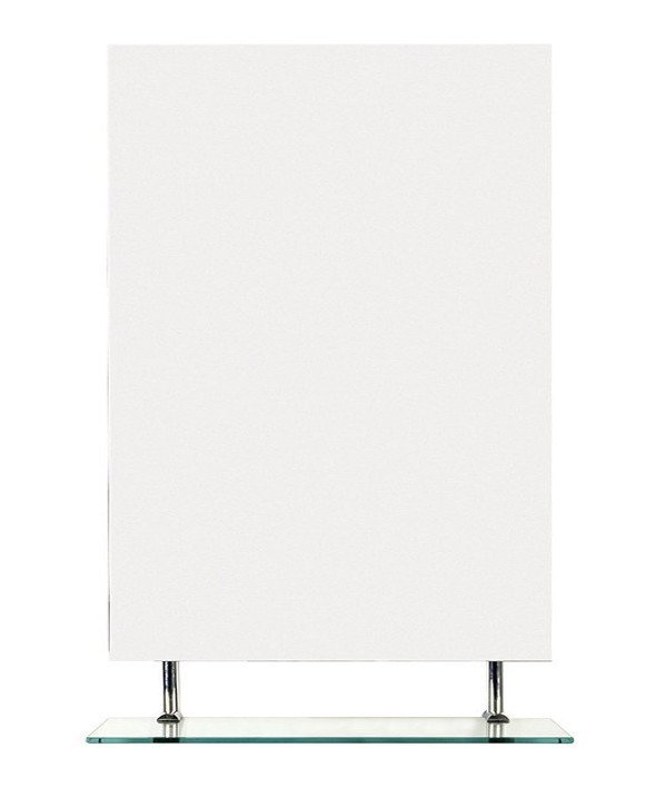 Sapho Wega spiegel rechthoekig met planchet 60x80cm chroom