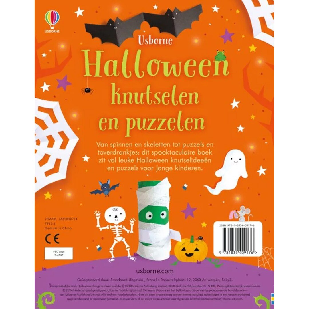 Uitgeverij usborne doeboek halloween