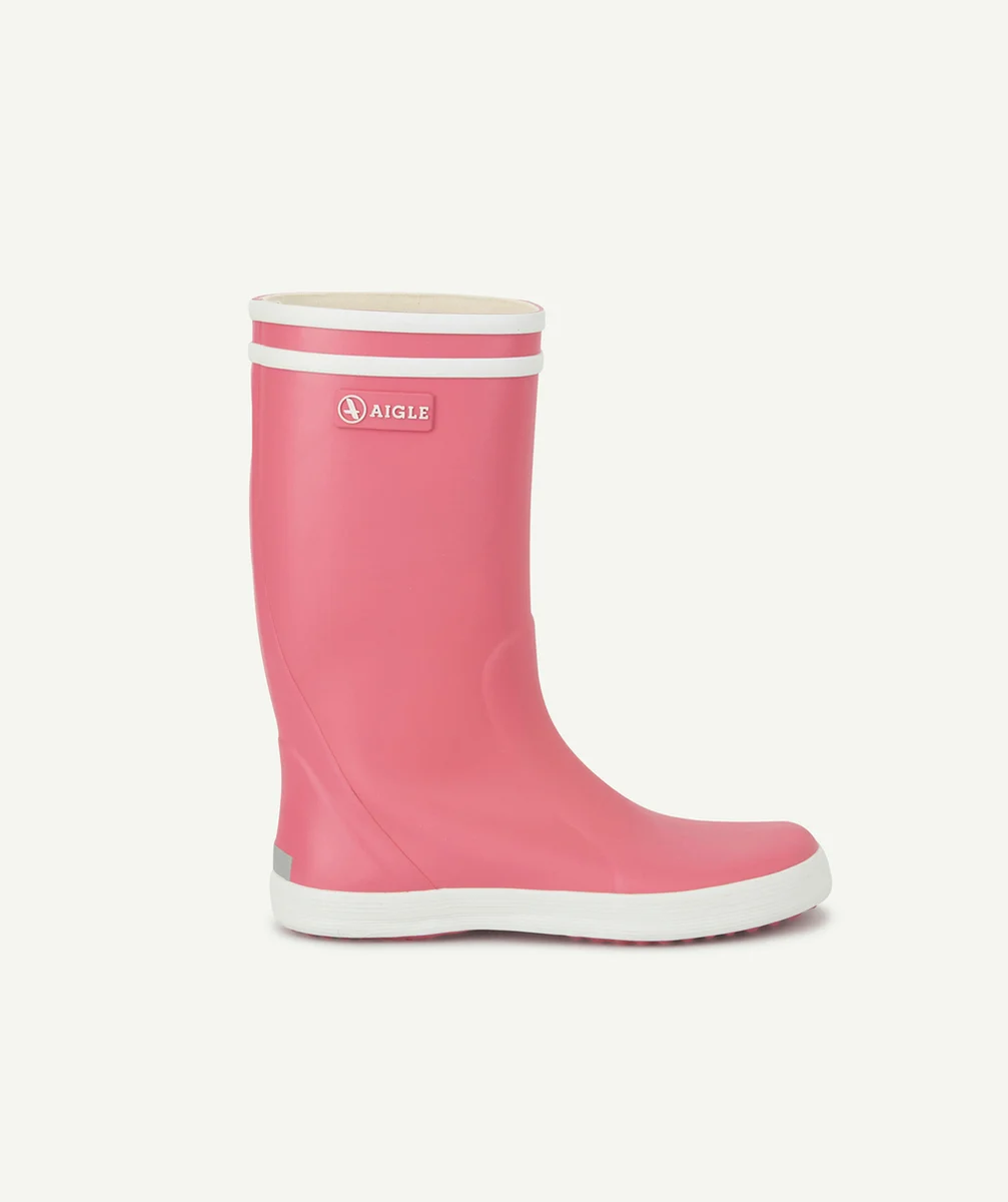 AIGLELES BOTTES EN CAOUTCHOUC ROSE FILLE LOLLYPOP