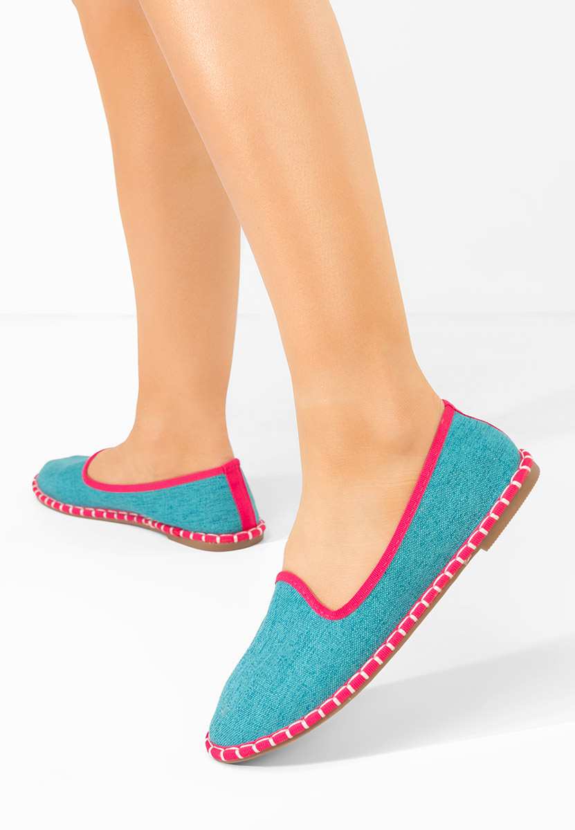 Espadrilles femme turquoise Micala
