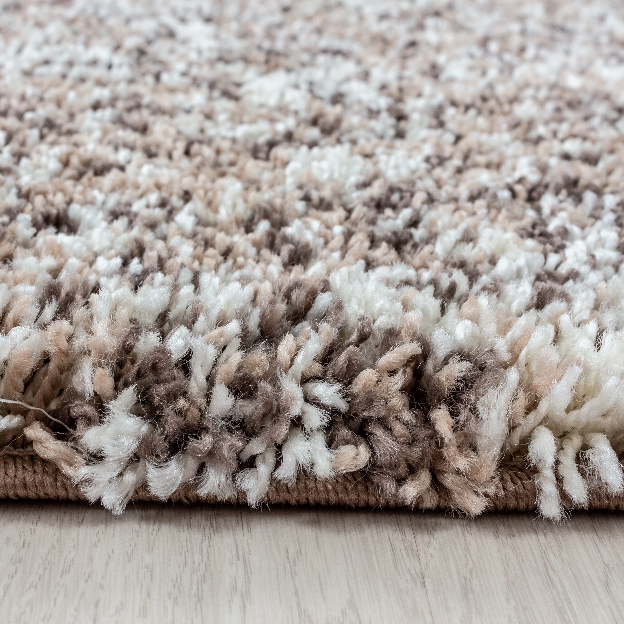 Modern Hochflor Teppich Flauschiger Langflor Teppich, Shaggy Flokati, Rechteckig