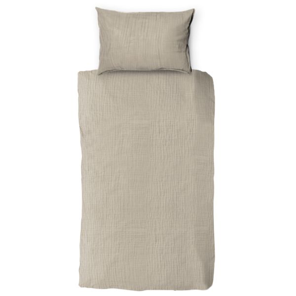 Town & Country Mousseline Dekbedovertrek - 140 x 220 cm - Zand