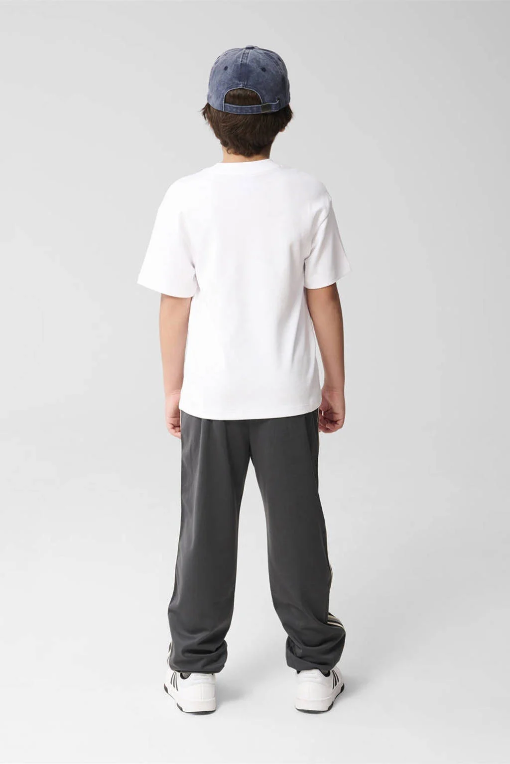 Shoeby regular casual broek grijs