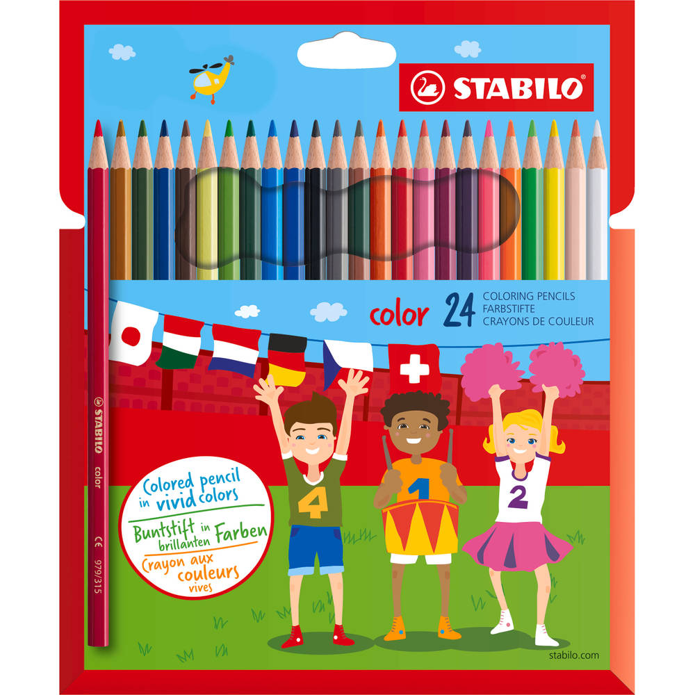 STABILO Color kleurpotlood etui 24 stuks