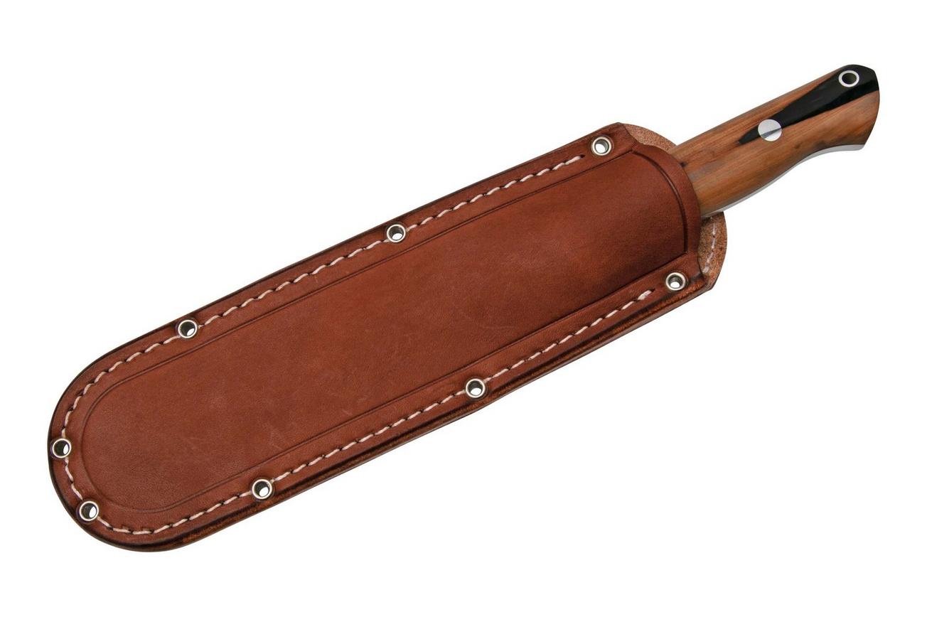 Bark River Bravo 1.5 Rampless CPM 3V Field Knife, Black Texas Fencepost