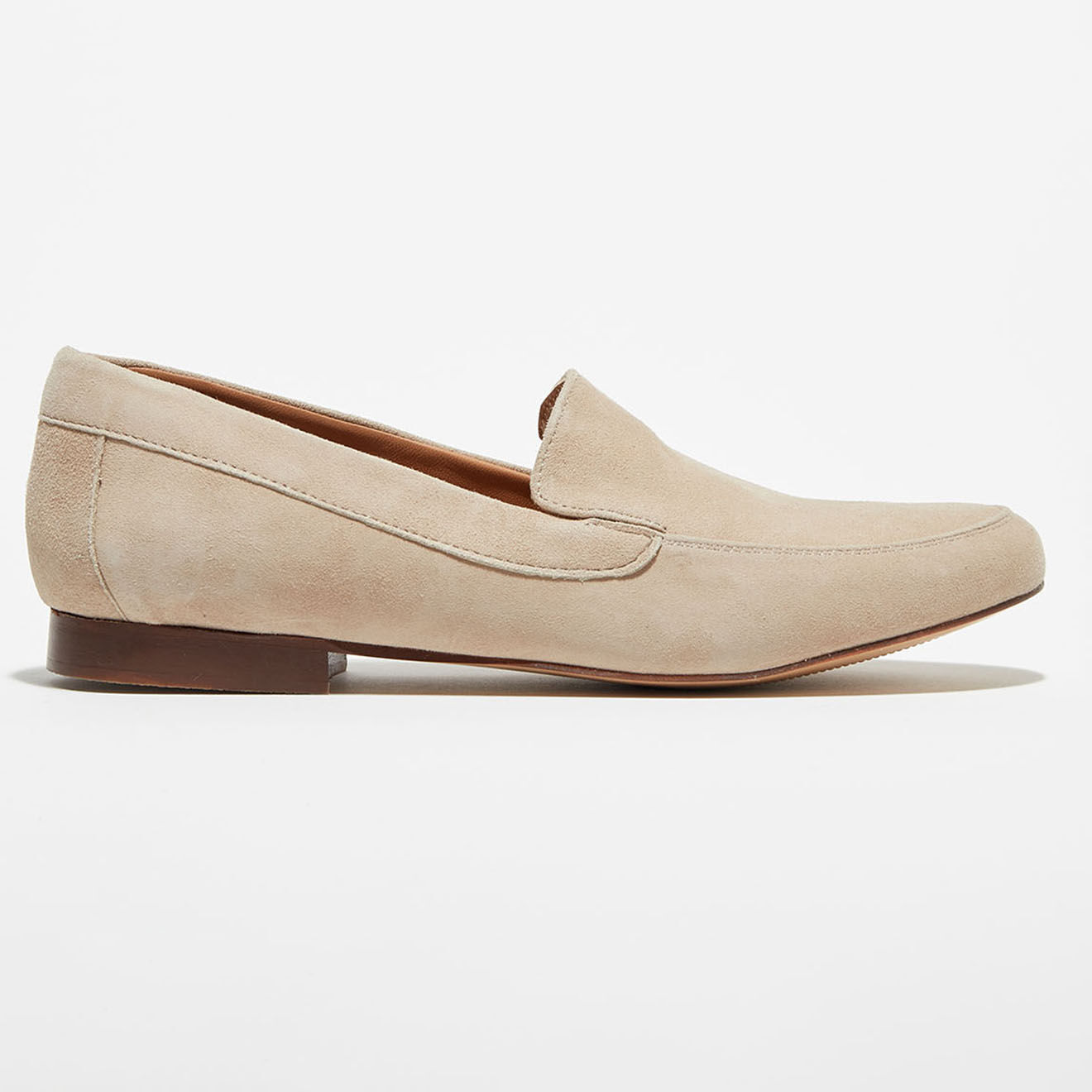 Quartier Latin Mocassins en Velours de Cuir Love taupe