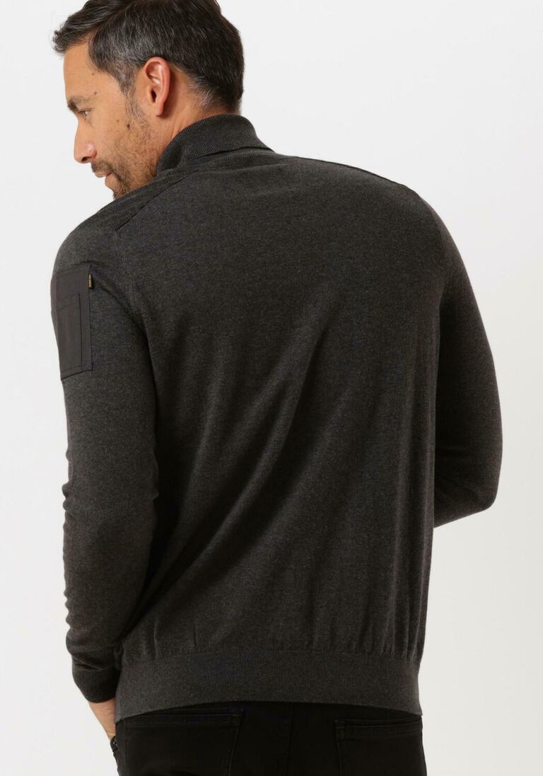 PME LEGEND grijze pme legend coltrui turtleneck cotton elite knit