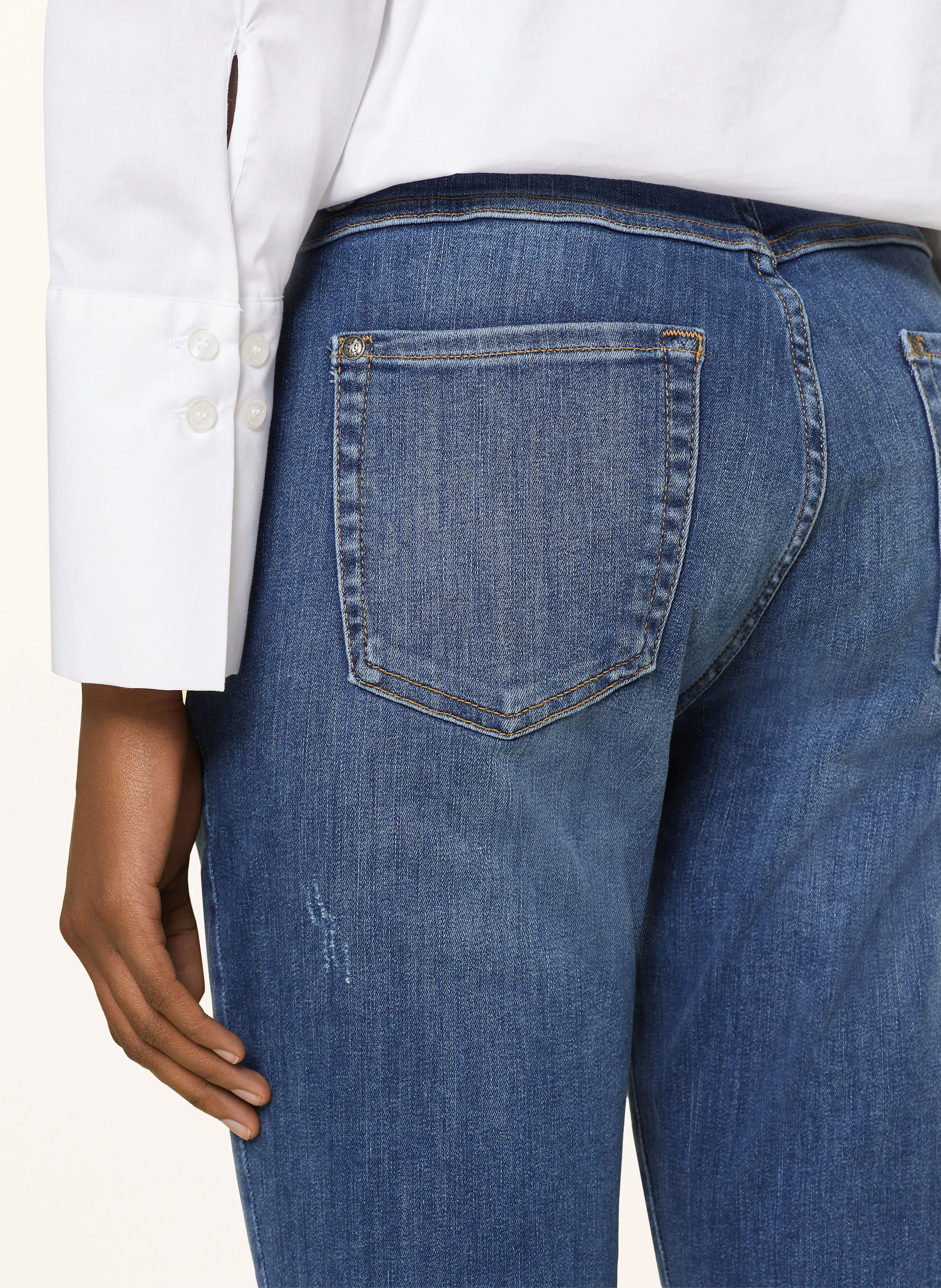 monari Jeans mit Schmucksteinen
