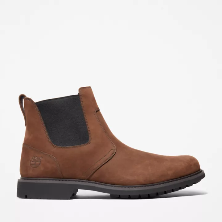 Bottine Chelsea Stormbucks pour homme en marron foncé
