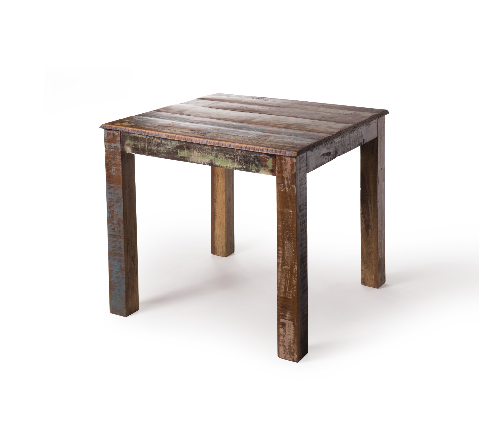 Tisch 'Jarrow Plain', natur, multicolor, T 80 cm, B 80 cm, H 76 cm von fischer's lagerhaus
