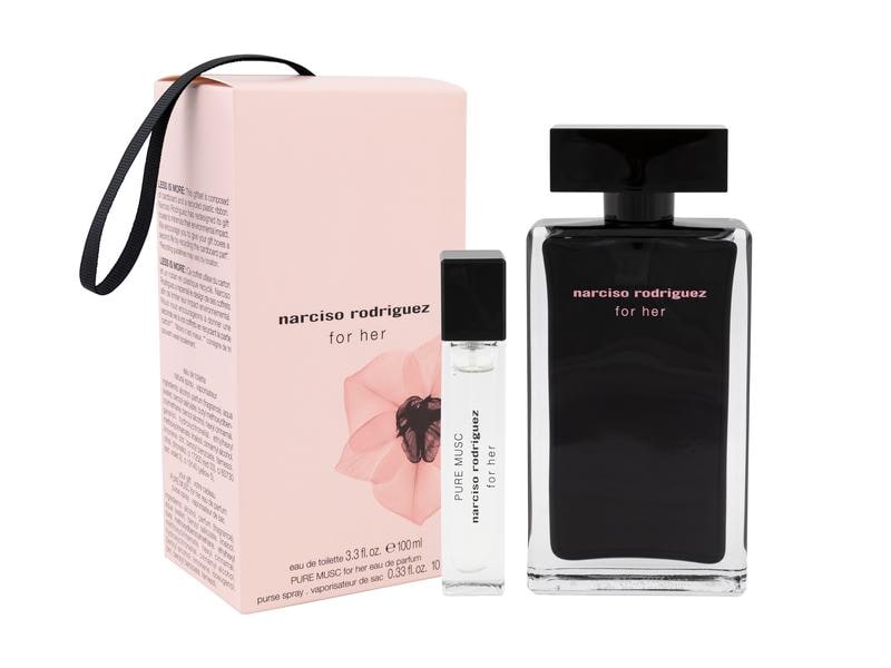 Narciso Rodriguez For her Eau de Toilette Set Duftset mit Parfum und Miniparfum für Damen