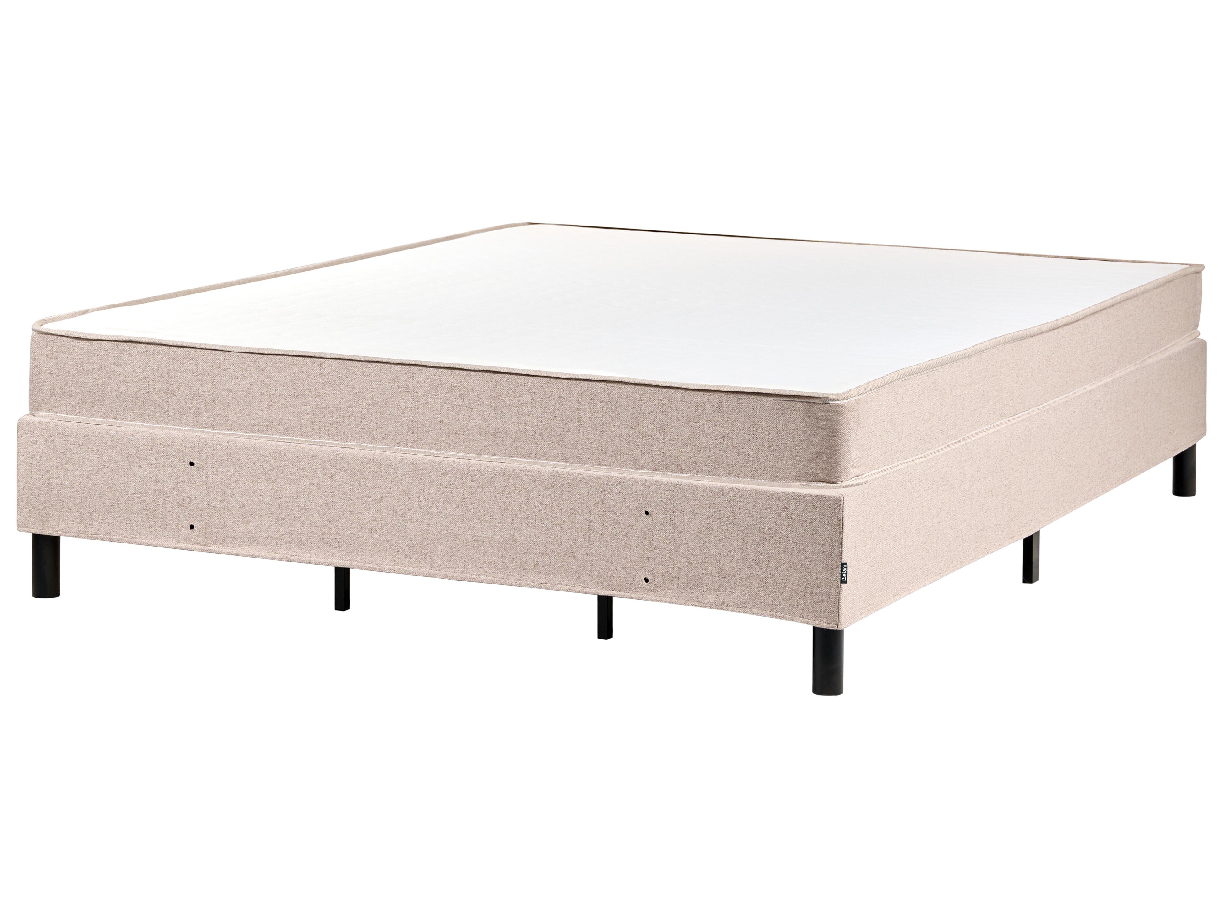Boxspring zonder hoofdbord Stof COUNTESS 180 x 200 cm Beige