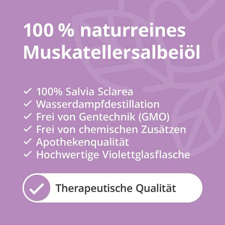 Muskatellersalbei Öl naturrein ätherisch, 10 ml