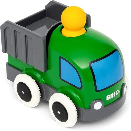 BRIO Push & Go LKW mit kindgerechter Startfunktion und kippbarer Ladefläche