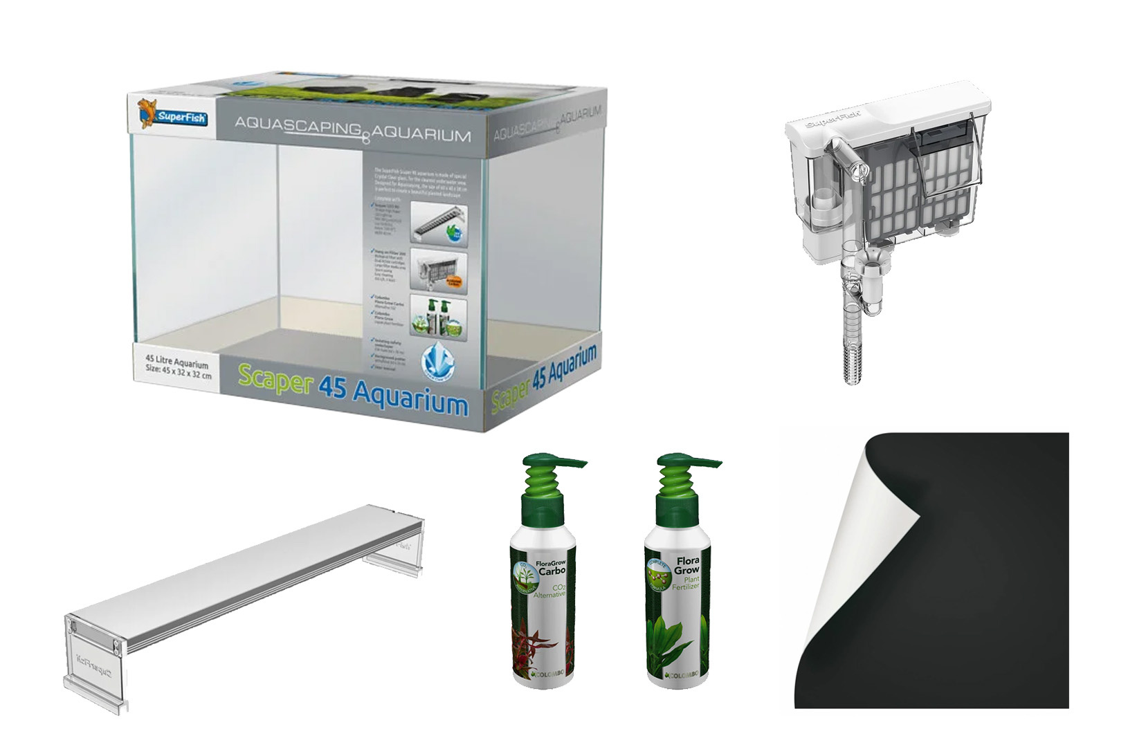 Superfish Scaper Aquarium 45 | Aquascaping