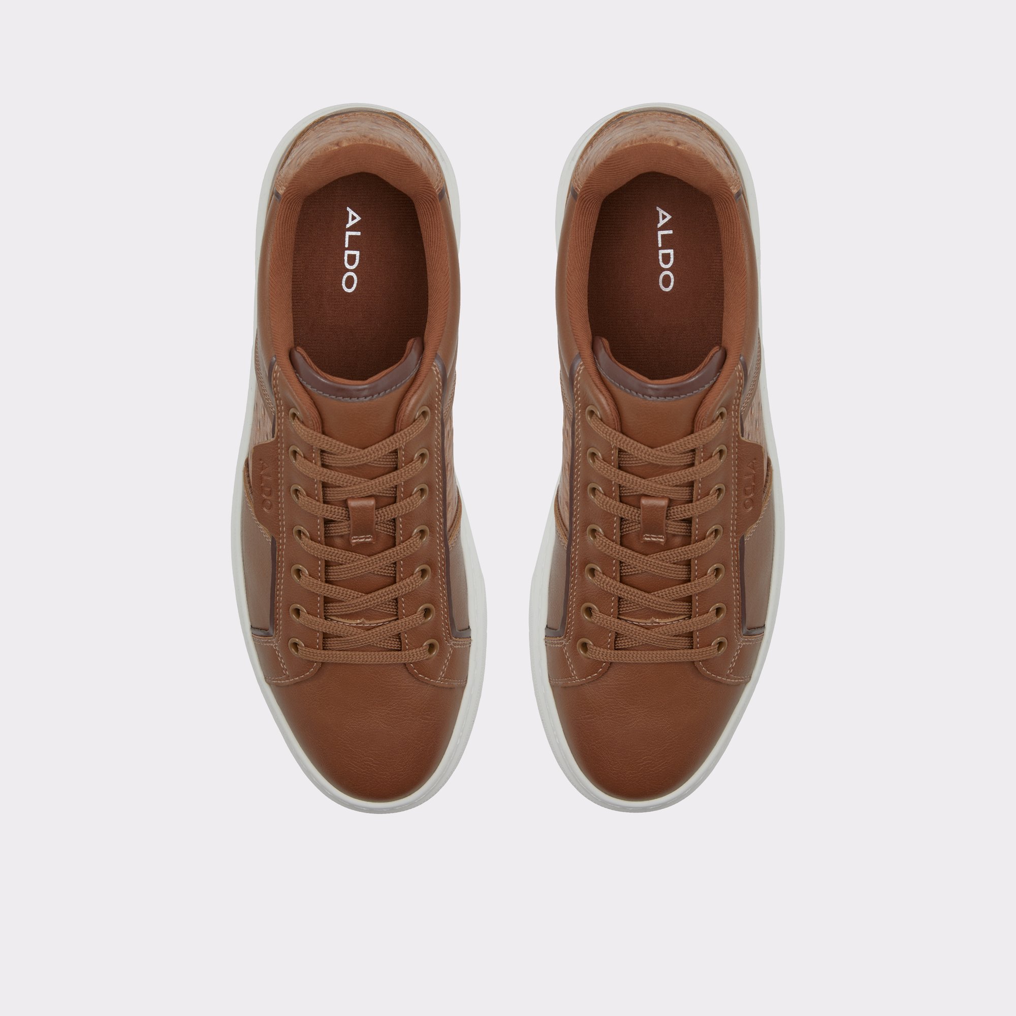 Courtline Cognac Men Athletic sneakers