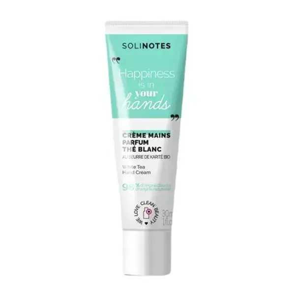 Creme para as mãos Solinotes Chá Branco 30ml
