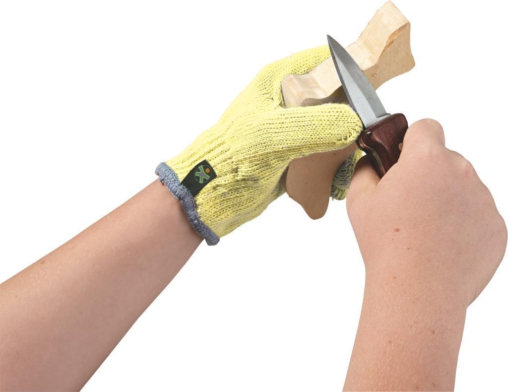 Schnitzhandschuh-Set TEKids 2-teilig in bunt