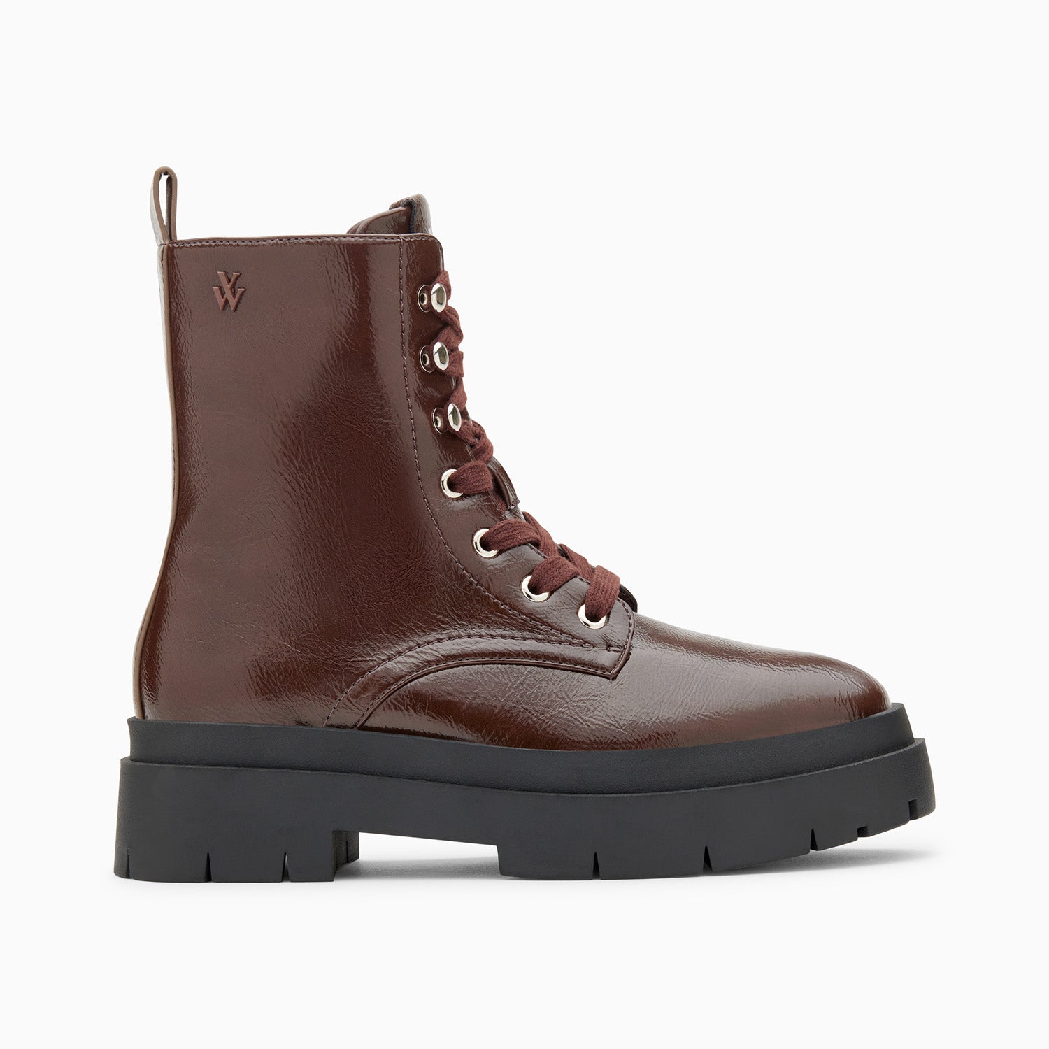 Bottines-Bottines rangers Madison marron à plateforme crantée