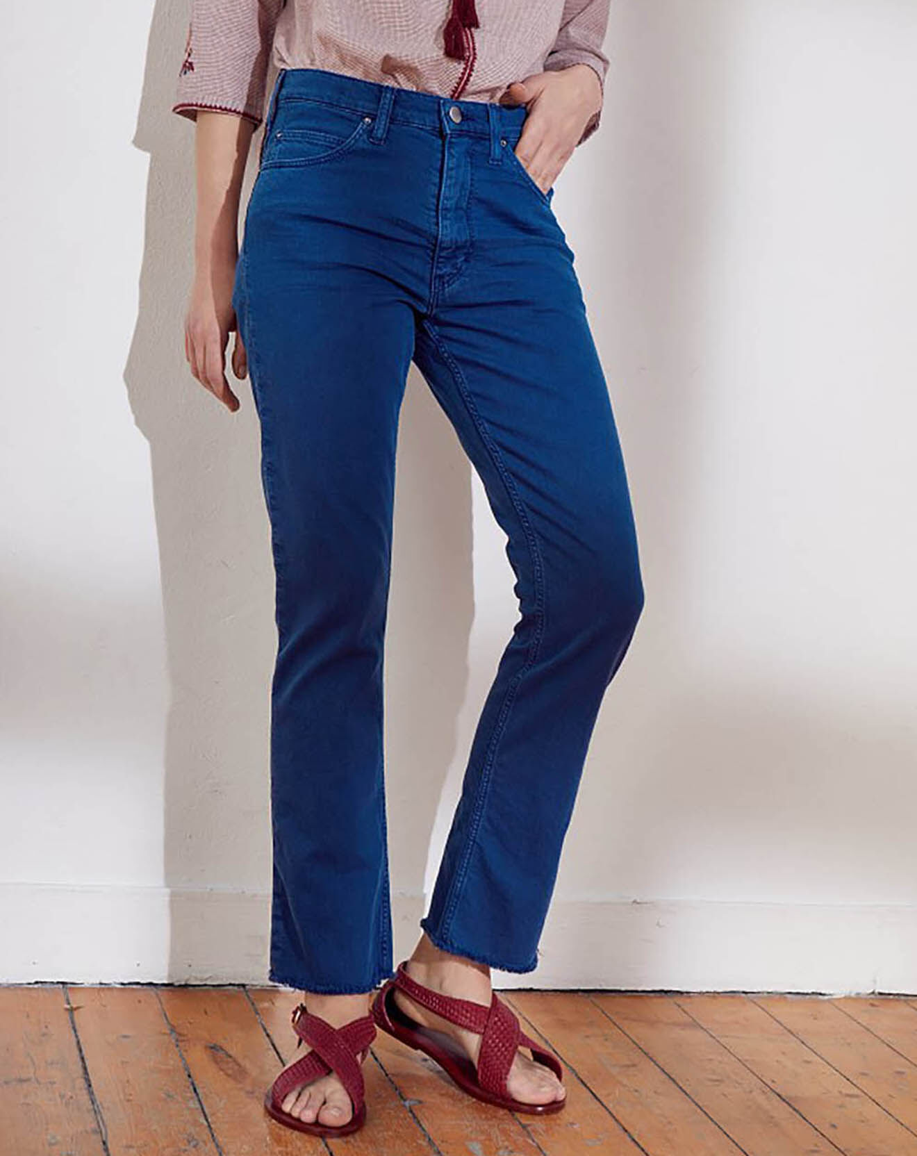 Swildens Pantalon Soda bleu klein