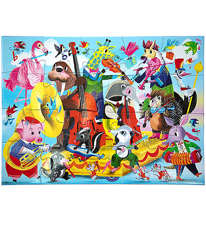 Eeboo Puzzlespiel - 20 Teile - 28x38 cm - Bandspiel