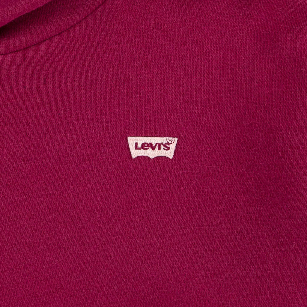 Levi's hoodie BATWING warm donkerrood