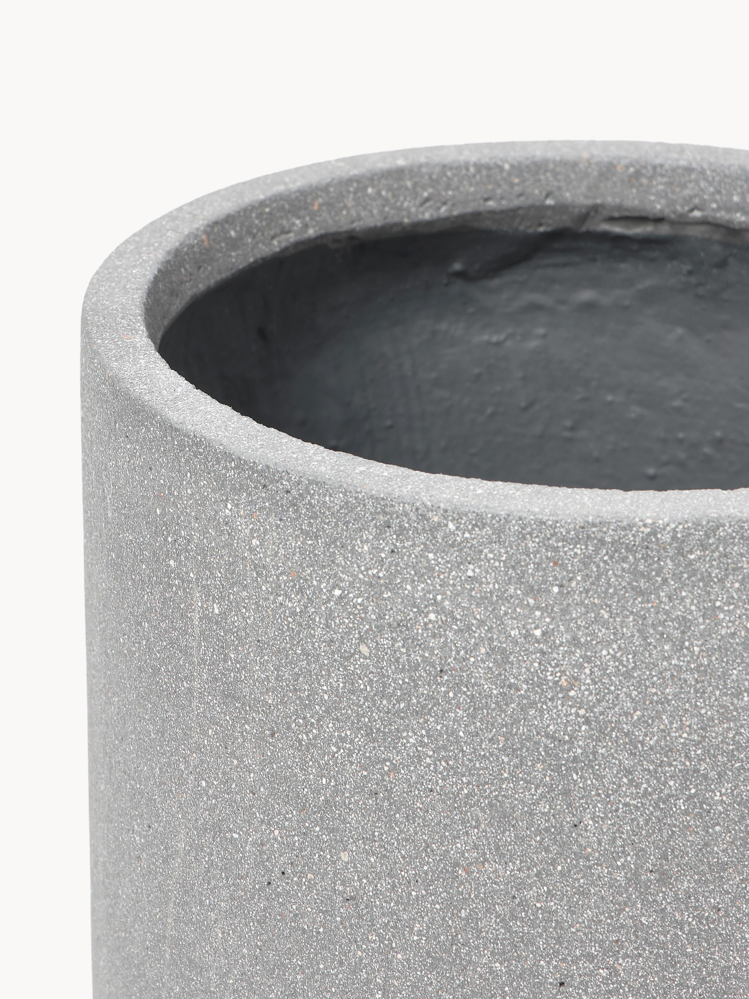 Outdoor plantenpot Tuscany van beton, H 40 cm