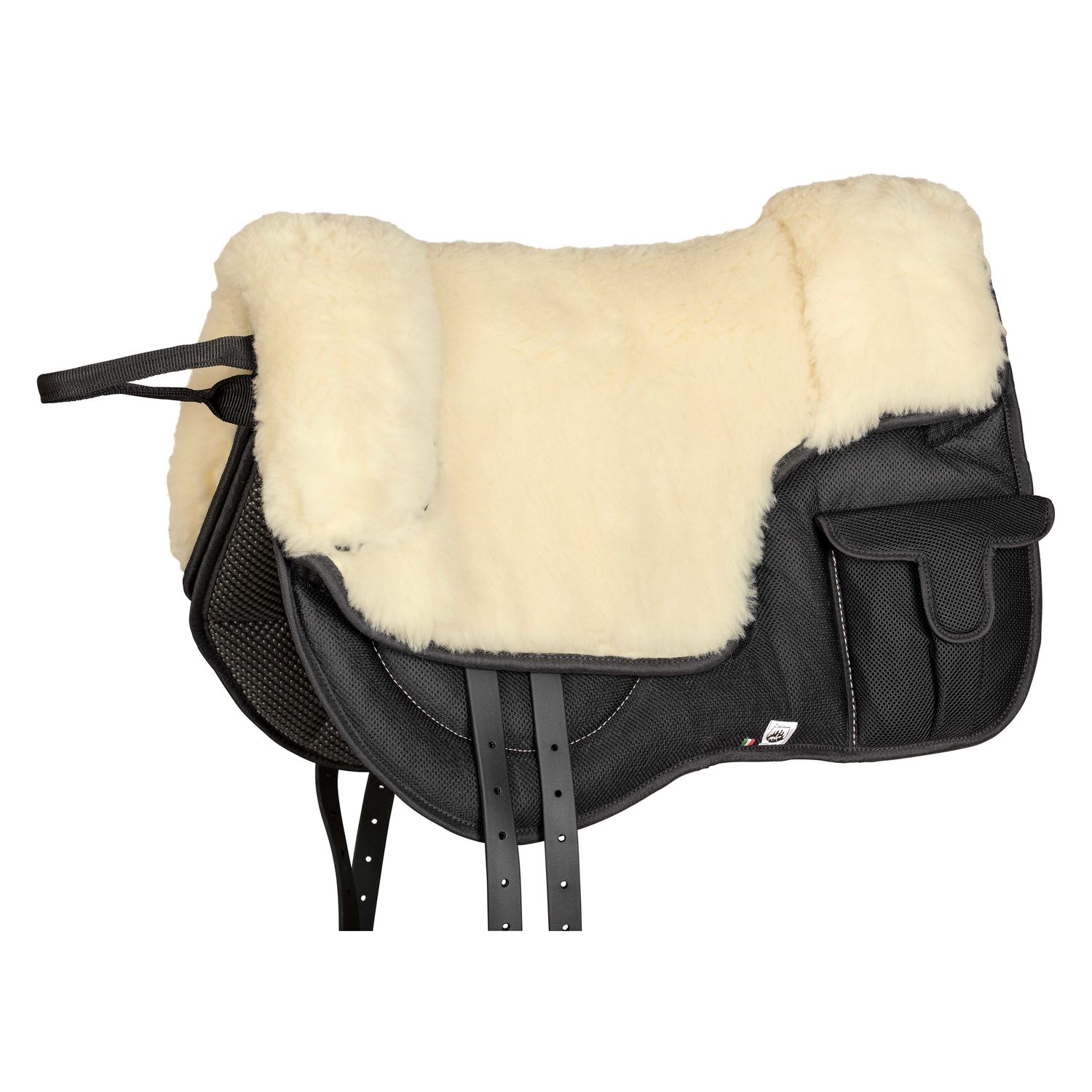 Loesdau Bareback-Pad Fell  - schwarz