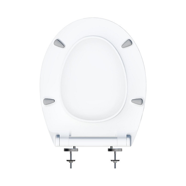 Abattant WC blanc brillant Slim Bemis