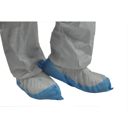Surchaussure Hopen PLP 35g/m² semelle PE 60µm blanc/bleu 40cm