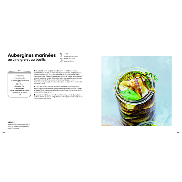Livre Bocaux conserves Carrément Cuisine Hachette pratique