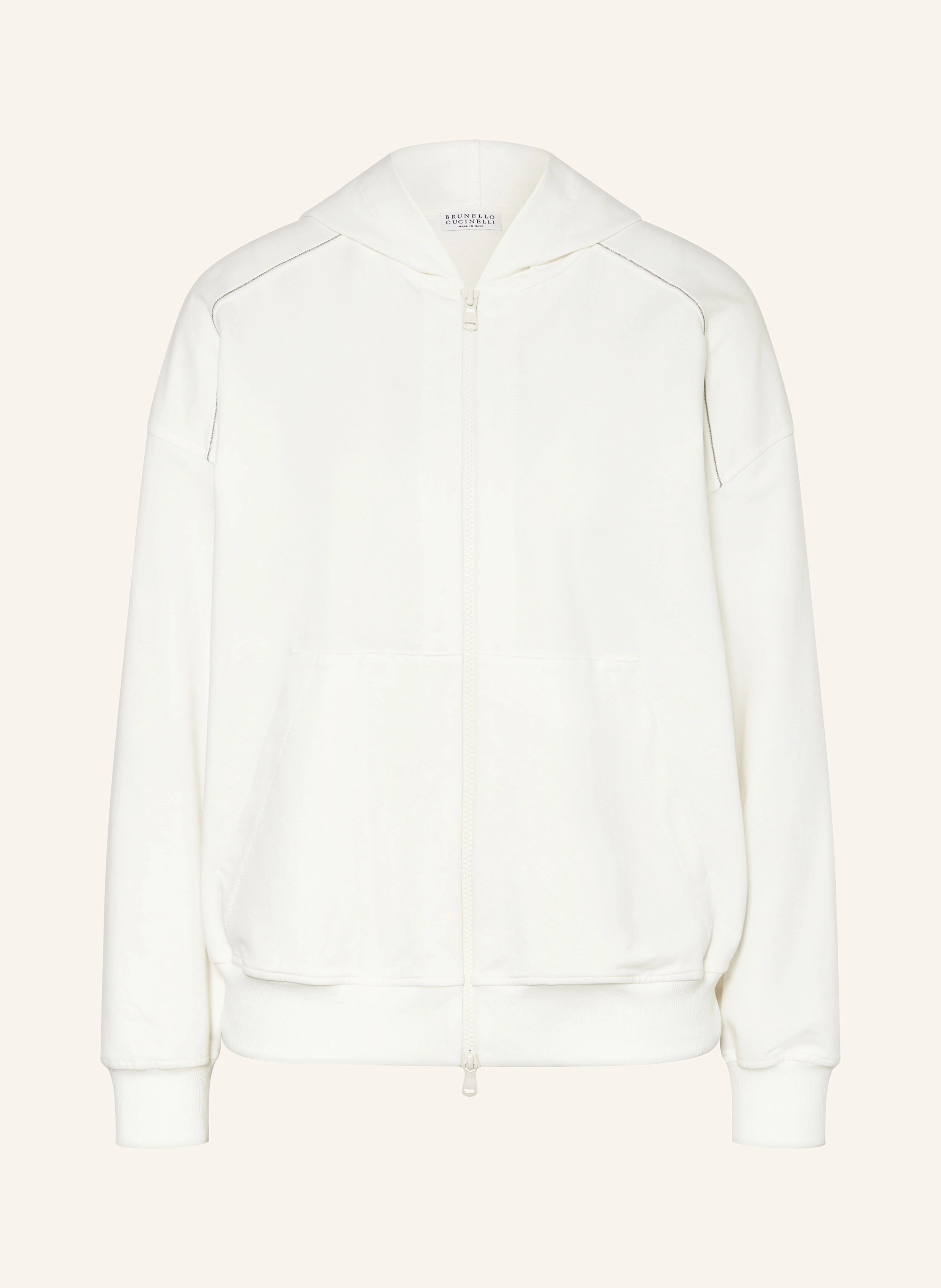 BRUNELLO CUCINELLI Sweatjacke mit Schmucksteinen