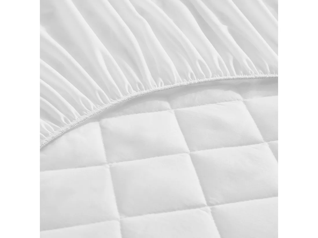 Protège-matelas anti-allergène matelassé et imperméable