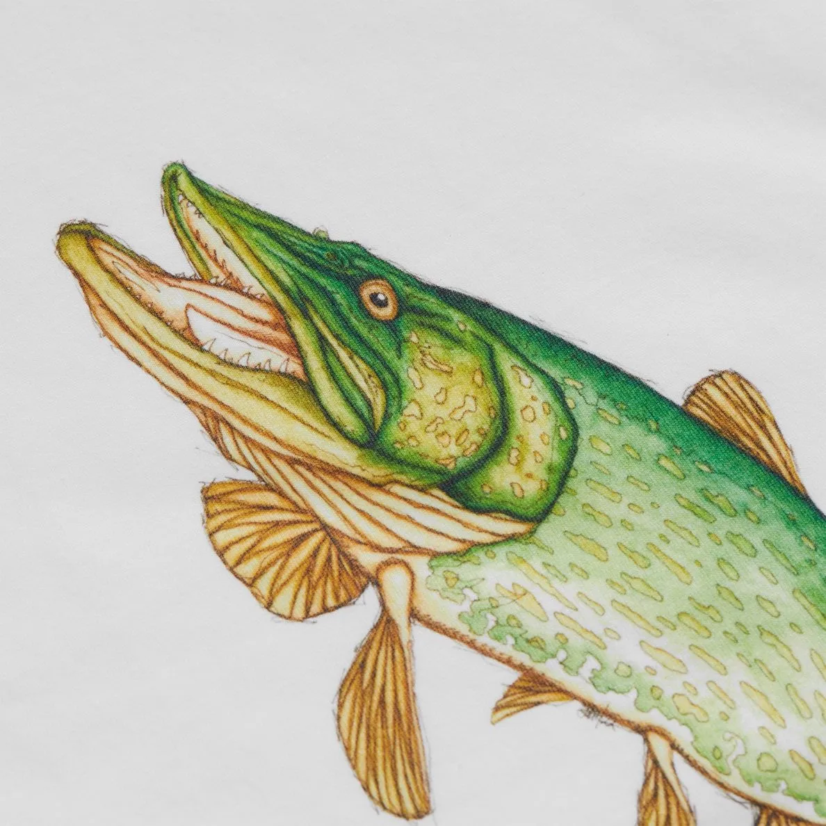 Nordic Hawk Men's Pike Tee White