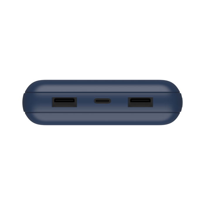(15W) 20000mAh Boost Charge Dual USB A / USB C Powerbank Ladegerät (BPB012BTBL) - Blau