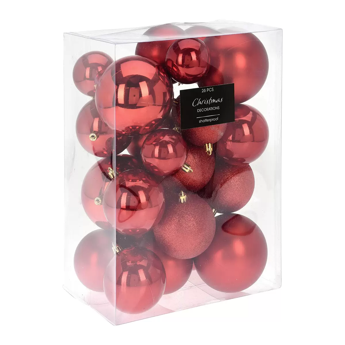 Weihnachtskugel X-mas Rot