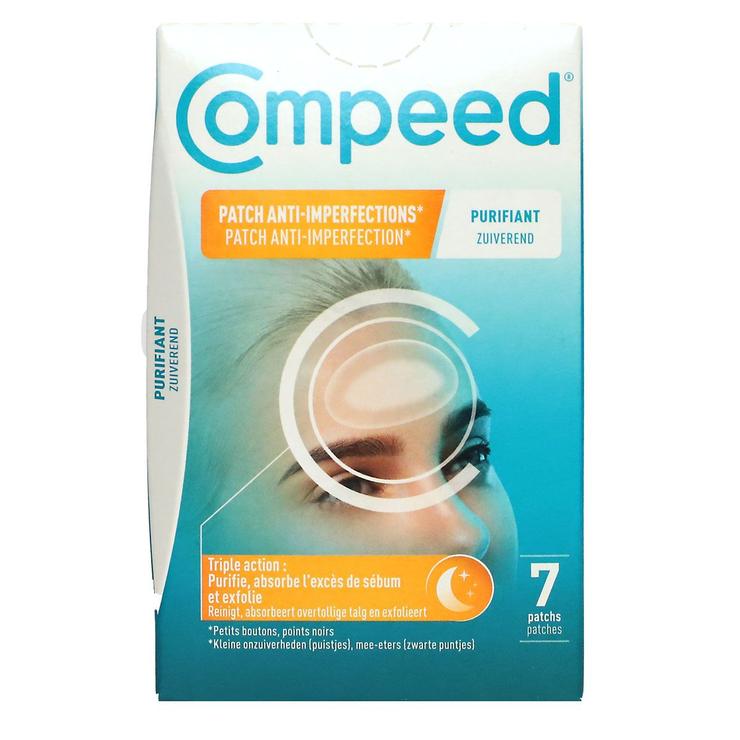 7 patchs anti-imperfections purifiants
