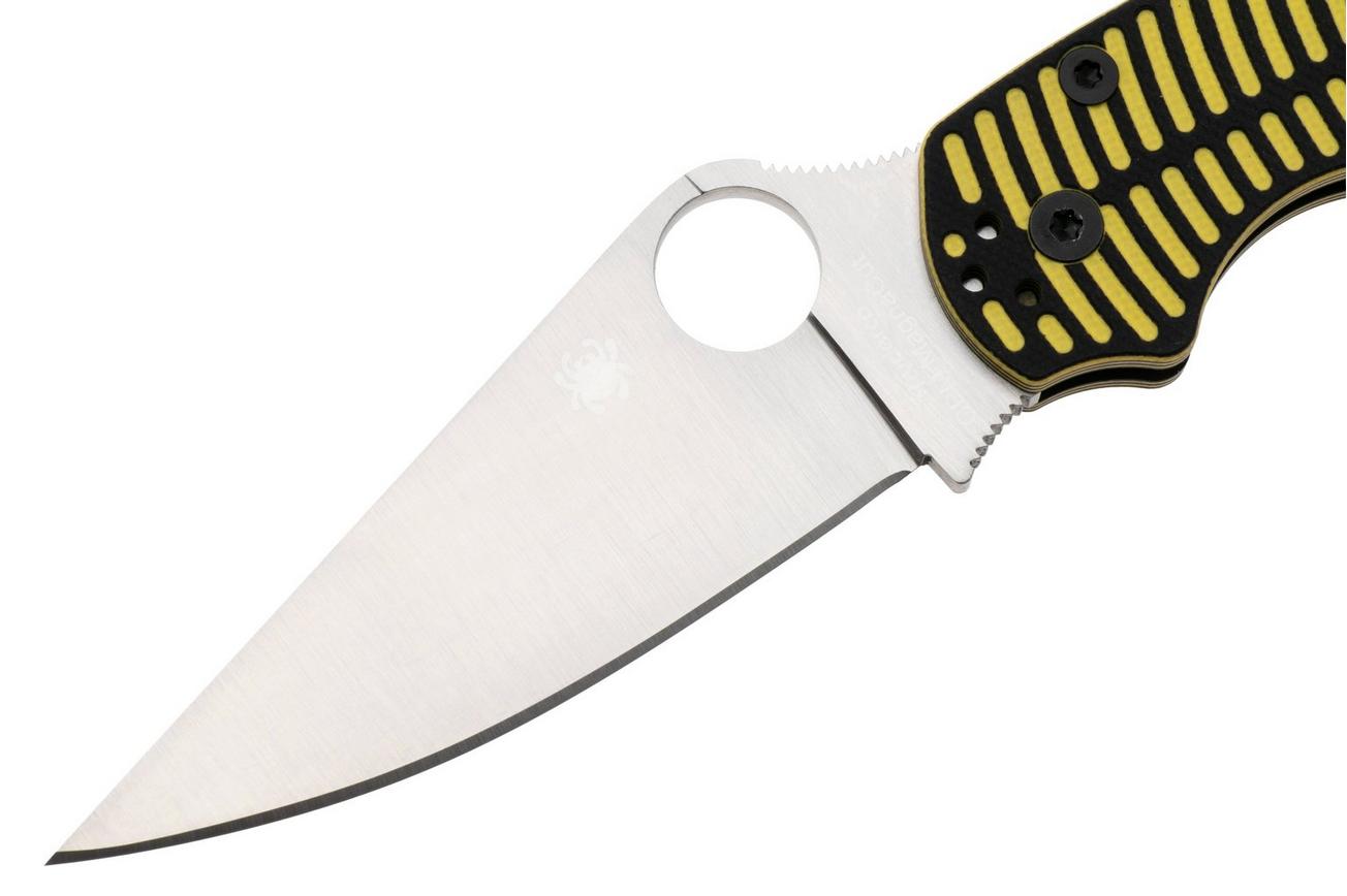 Spyderco Paramilitary 2 Salt CPM MagnaCut C81GBKYLMCP2 Yellow Black G10 zakmes