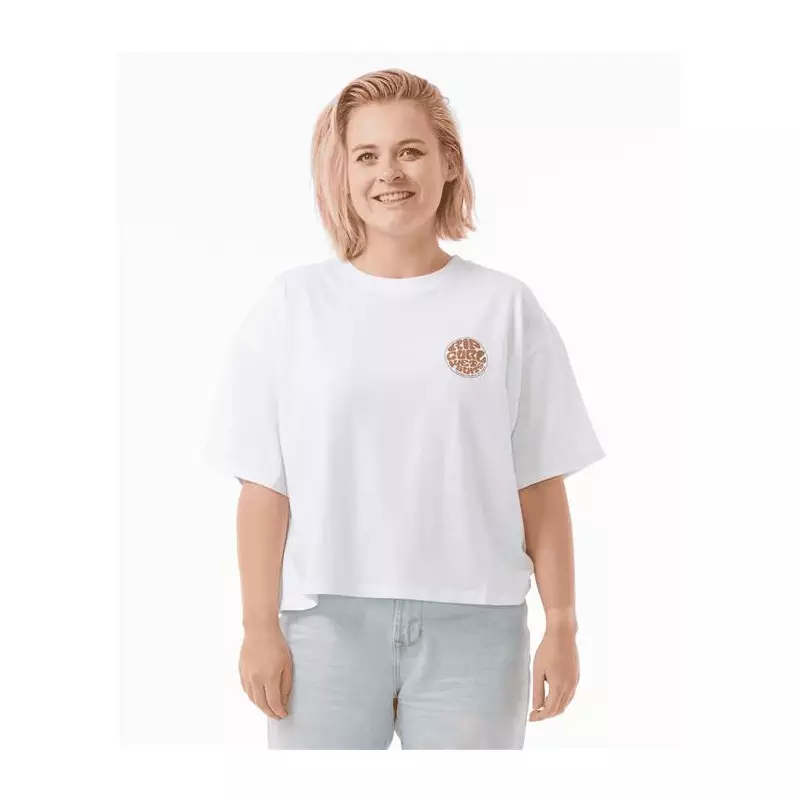 Teeshirt femme RIPCURL Icons Of Surf Heritage Tee 2 White